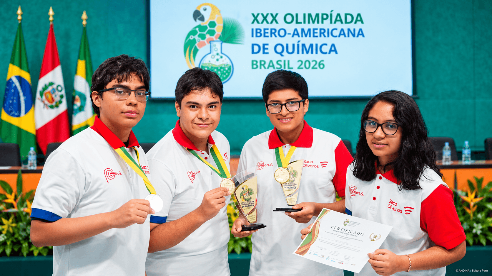 Orgullo peruano: joven de Puno logra primer puesto en la Olimpiada Iberoamericana de Química 2026